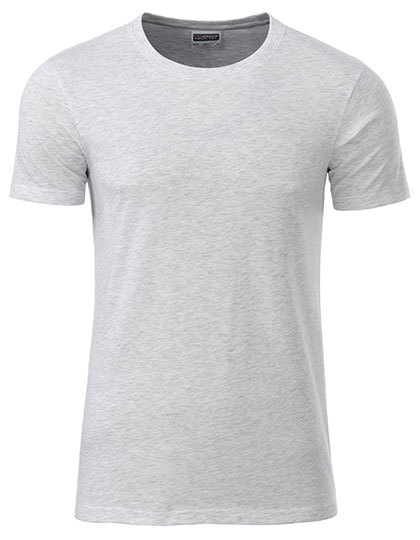 Basic T Organic 100% Bio-Baumwolle Man – Ash Heather Basic T Organic 100% Bio-Baumwolle Man - Ash Heather