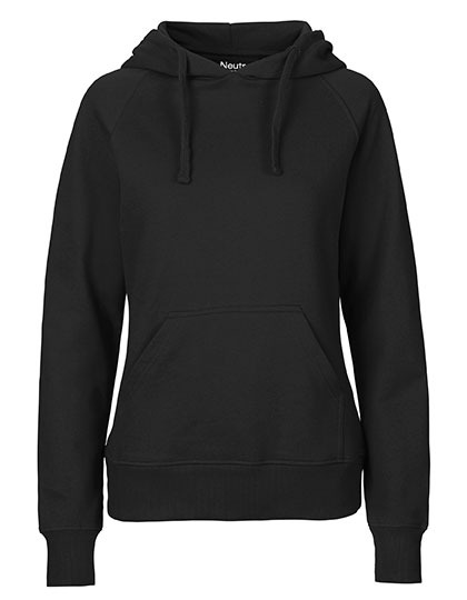 Hoodie Organic 100% Bio-Baumwolle Woman - Black