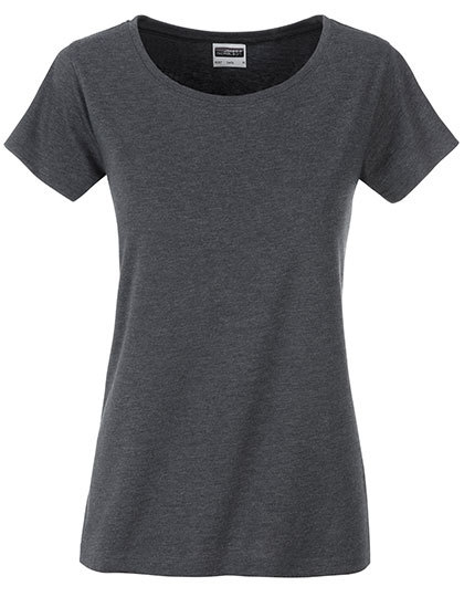Basic T Organic 100% Bio-Baumwolle Woman – Black Heather Basic T Organic 100% Bio-Baumwolle Woman - Black Heather