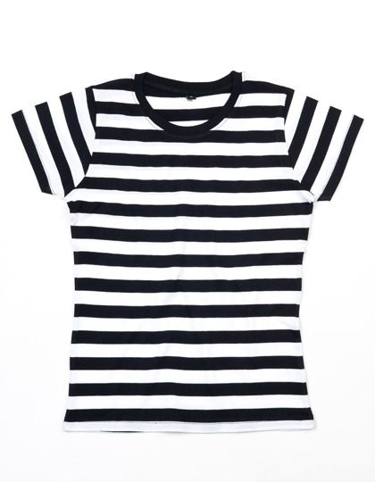 Premium T-Shirt Stripes Woman – Black / White Premium T-Shirt Stripes Woman - Black / White