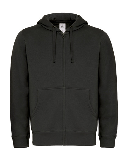 Basic Zip-Hoodie Man - Black