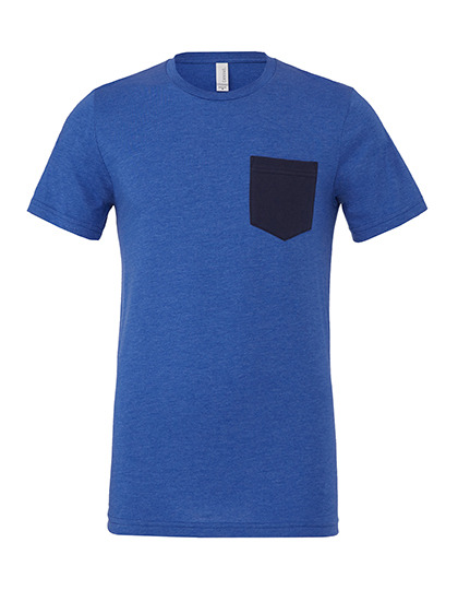 Premium Pocket T-Shirt Man – Heather True Royal / Navy Premium Pocket T-Shirt Man - Heather True Royal / Navy