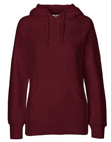 Hoodie Organic 100% Bio-Baumwolle Woman - Bordeaux