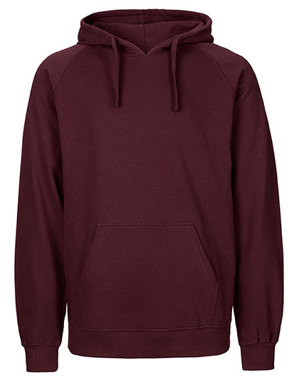 Hoodie Organic 100% Bio-Baumwolle Man - Bordeaux