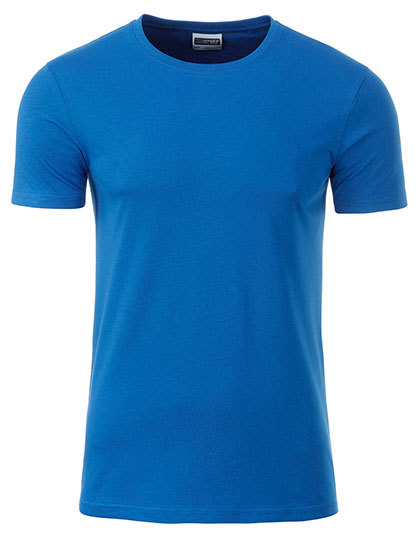 Basic T Organic 100% Bio-Baumwolle Man – Cobalt Basic T Organic 100% Bio-Baumwolle Man - Cobalt