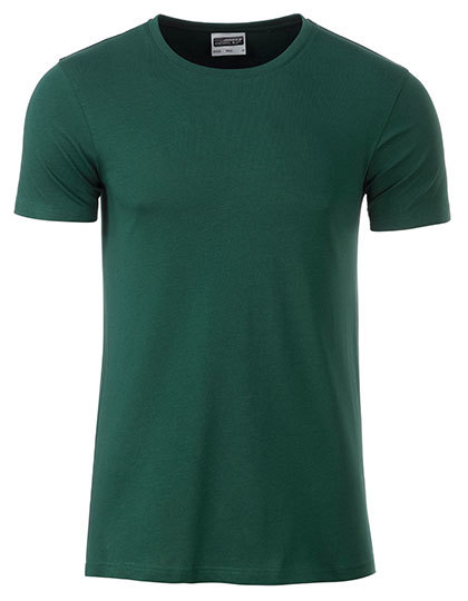 Basic T Organic 100% Bio-Baumwolle Man – Dark Green Basic T Organic 100% Bio-Baumwolle Man - Dark Green
