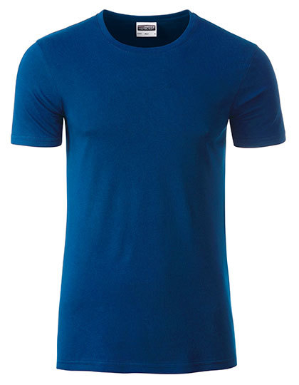 Basic T Organic 100% Bio-Baumwolle Man – Dark Royal Basic T Organic 100% Bio-Baumwolle Man - Dark Royal