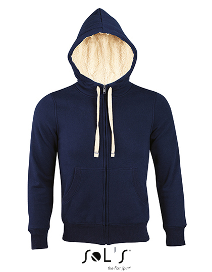 Premium Zipped Jacket Sherpa Woman - French Navy