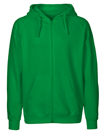 Zip-Hoodie Organic 100% Bio-Baumwolle Man - Green