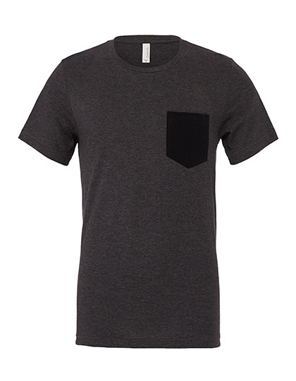 Premium Pocket T-Shirt Man – Dark Grey Heather / Black Premium Pocket T-Shirt Man - Dark Grey Heather / Black