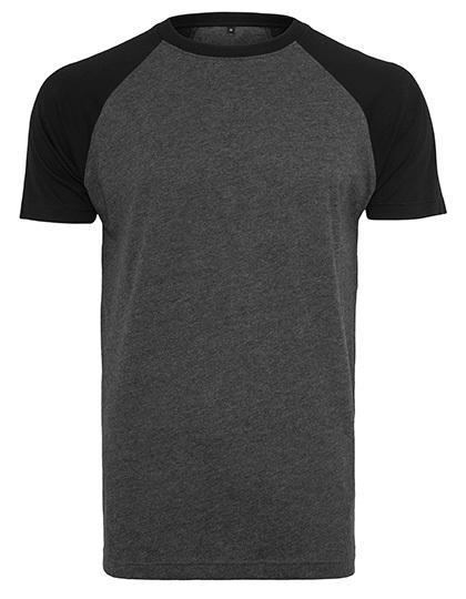 Premium T-Shirt Raglan Man – Charcoral Heather / Black Premium T-Shirt Raglan Man - Charcoral Heather / Black