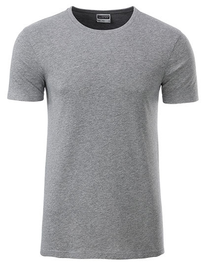 Basic T Organic 100% Bio-Baumwolle Man – Grey Heather Basic T Organic 100% Bio-Baumwolle Man - Grey Heather