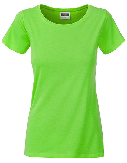 Basic T Organic 100% Bio-Baumwolle Woman – Lime Green Basic T Organic 100% Bio-Baumwolle Woman - Lime Green