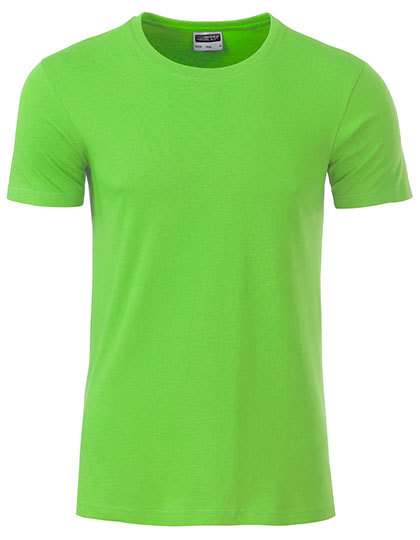 Basic T Organic 100% Bio-Baumwolle Man – Lime Green Basic T Organic 100% Bio-Baumwolle Man - Lime Green