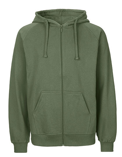Zip-Hoodie Organic 100% Bio-Baumwolle Man - Military