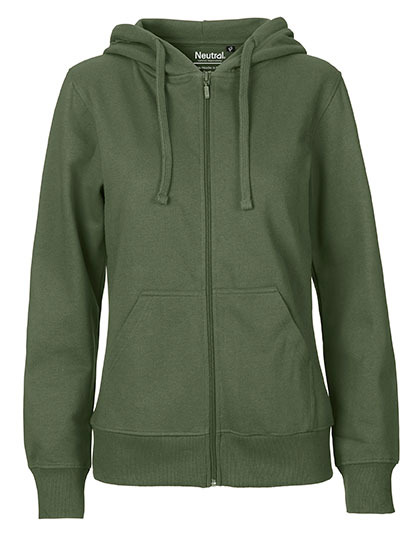 Zip-Hoodie Organic 100% Bio-Baumwolle Woman - Military