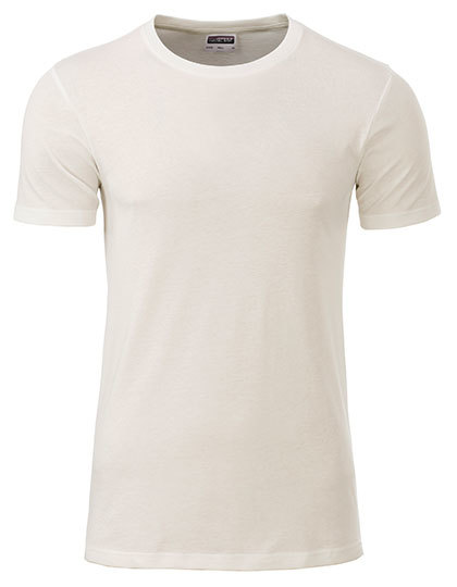 Basic T Organic 100% Bio-Baumwolle Man – Natural Basic T Organic 100% Bio-Baumwolle Man - Natural