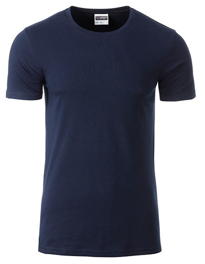 Basic T Organic 100% Bio-Baumwolle Man – Navy Basic T Organic 100% Bio-Baumwolle Man - Navy