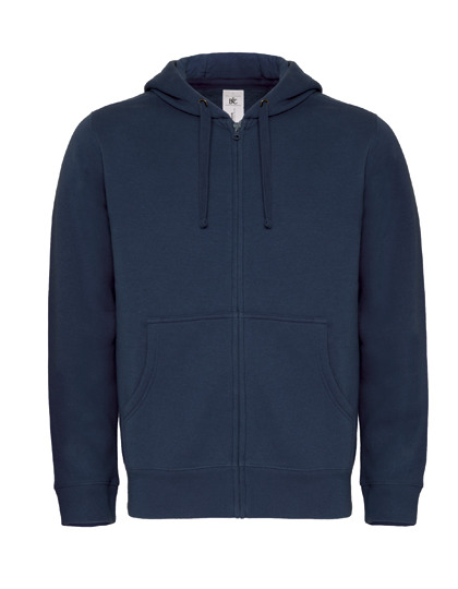 Basic Zip-Hoodie Man - Navy