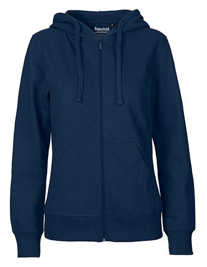 Zip-Hoodie Organic 100% Bio-Baumwolle Woman - Navy