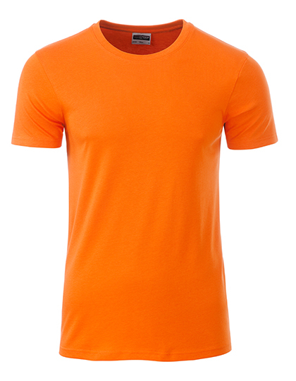Basic T Organic 100% Bio-Baumwolle Man – Orange Basic T Organic 100% Bio-Baumwolle Man - Orange