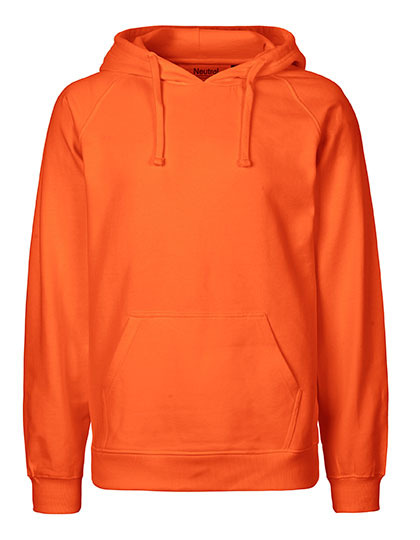 Hoodie Organic 100% Bio-Baumwolle Man - Orange