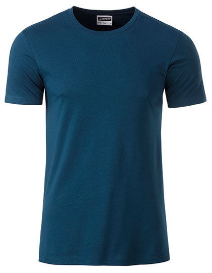 Basic T Organic 100% Bio-Baumwolle Man – Petrol Basic T Organic 100% Bio-Baumwolle Man - Petrol