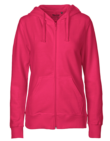 Zip-Hoodie Organic 100% Bio-Baumwolle Woman - Pink