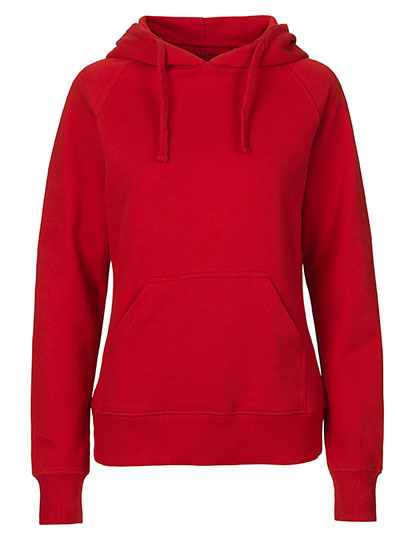 Hoodie Organic 100% Bio-Baumwolle Woman - Red
