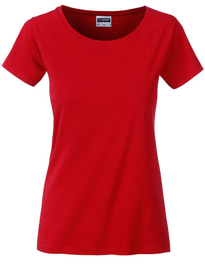 Basic T Organic 100% Bio-Baumwolle Woman – Red Basic T Organic 100% Bio-Baumwolle Woman - Red