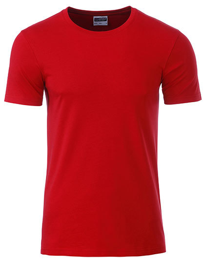 Basic T Organic 100% Bio-Baumwolle Man – Red Basic T Organic 100% Bio-Baumwolle Man - Red