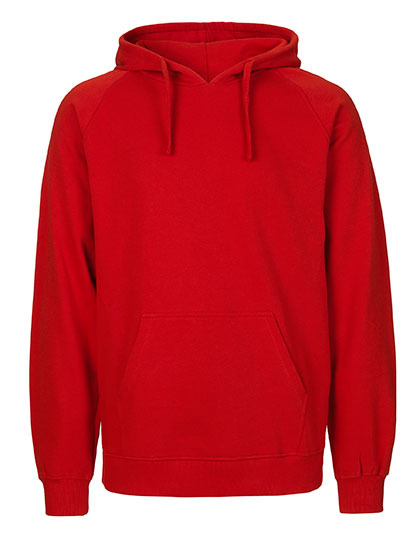 Hoodie Organic 100% Bio-Baumwolle Man - Red