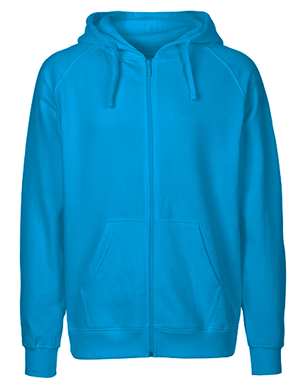 Zip-Hoodie Organic 100% Bio-Baumwolle Man - Sapphire
