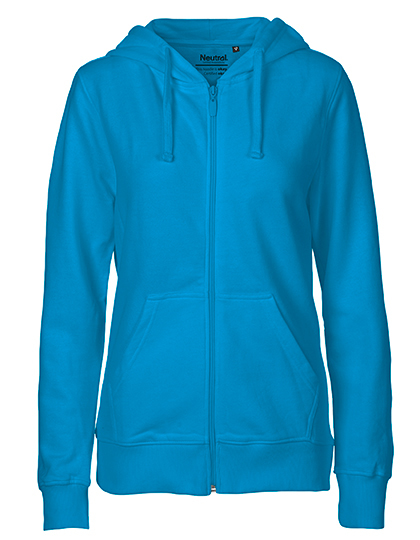 Zip-Hoodie Organic 100% Bio-Baumwolle Woman - Sapphire