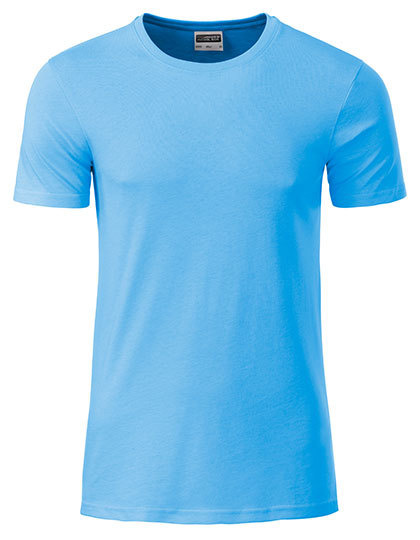 Basic T Organic 100% Bio-Baumwolle Man – Sky Blue Basic T Organic 100% Bio-Baumwolle Man - Sky Blue