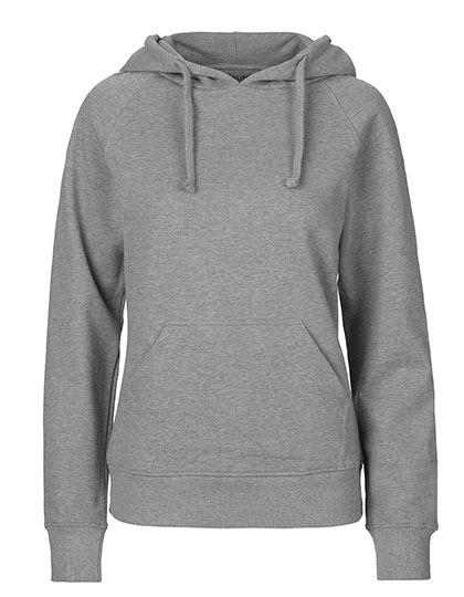 Hoodie Organic 100% Bio-Baumwolle Woman - Sports Grey