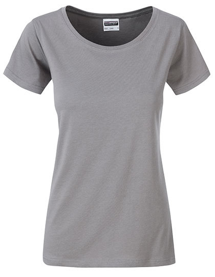 Basic T Organic 100% Bio-Baumwolle Woman – Steel Grey Basic T Organic 100% Bio-Baumwolle Woman - Steel Grey