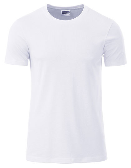 Basic T Organic 100% Bio-Baumwolle Man – White Basic T Organic 100% Bio-Baumwolle Man - White