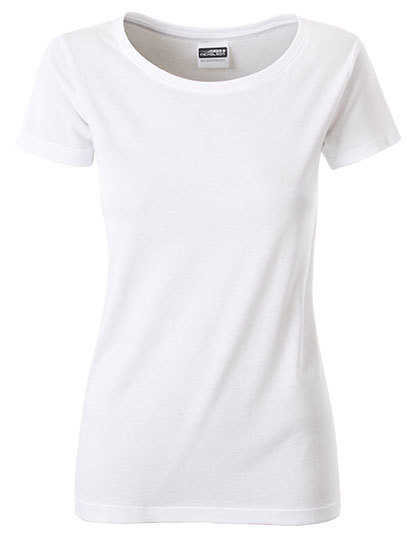 Basic T Organic 100% Bio-Baumwolle Woman – White Basic T Organic 100% Bio-Baumwolle Woman - White