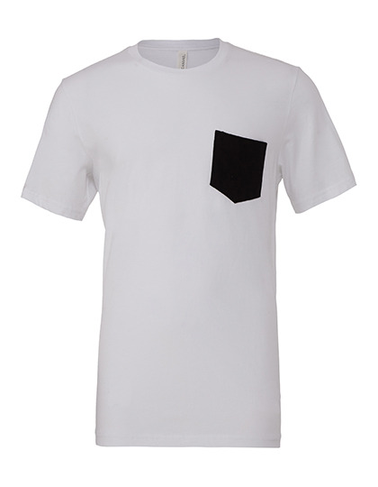 Premium Pocket T-Shirt Man – White / Black Premium Pocket T-Shirt Man - White / Black