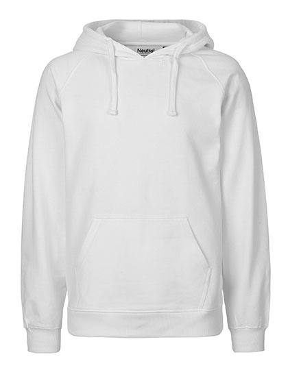Hoodie Organic 100% Bio-Baumwolle Man - White
