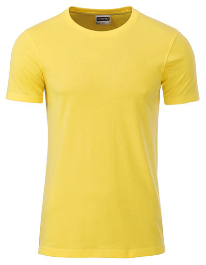 Basic T Organic 100% Bio-Baumwolle Man – Yellow Basic T Organic 100% Bio-Baumwolle Man - Yellow