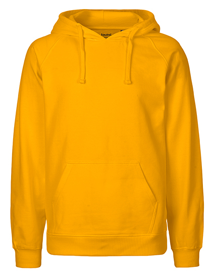 Hoodie Organic 100% Bio-Baumwolle Man - Yellow